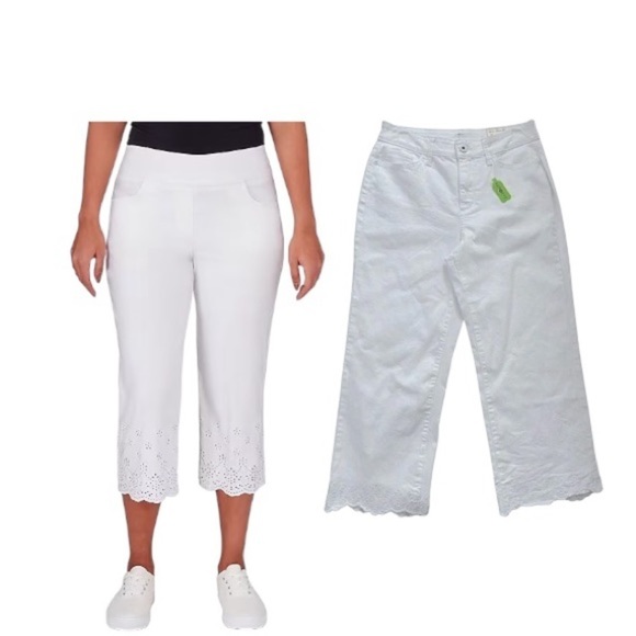 Size 8 St. John’s  Bay Cropped Pants for Women - Picture 1 of 10